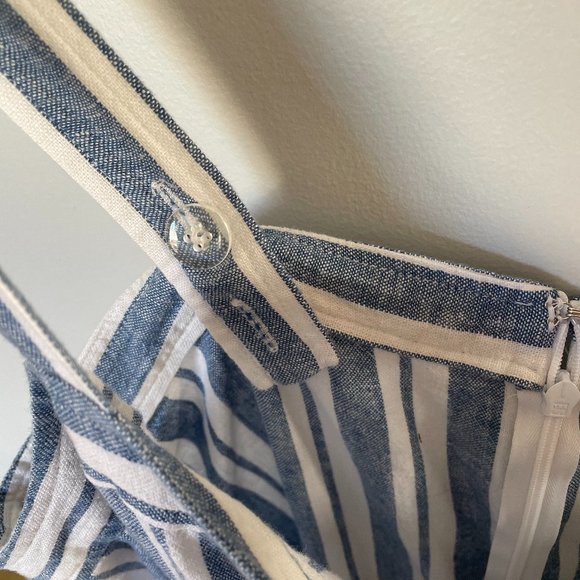 GAP Blue and White Striped Romper - Picture 5 of 7